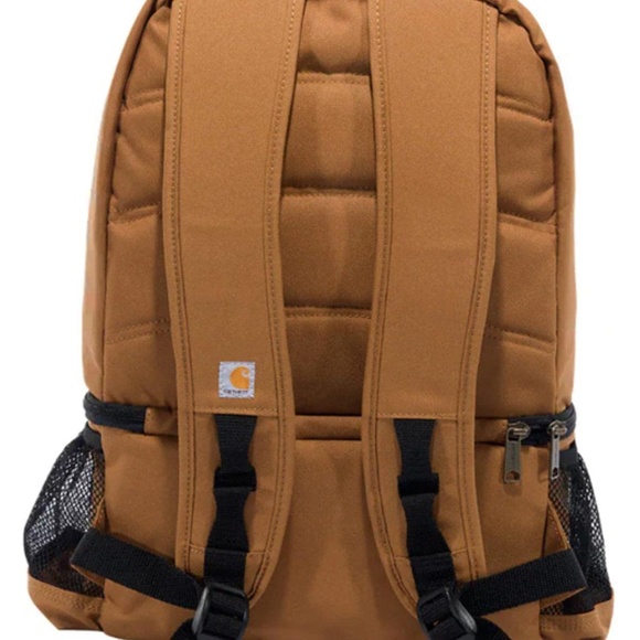 (Sold)Carhartt Unisex Insulated Two Compartment 24-Can Cooler Backpack Brown - Picture 10 of 10